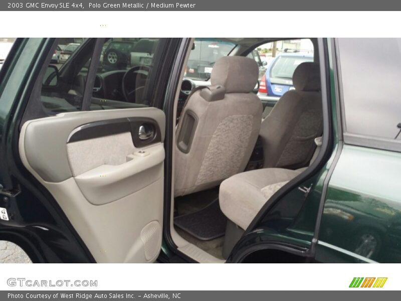 Polo Green Metallic / Medium Pewter 2003 GMC Envoy SLE 4x4