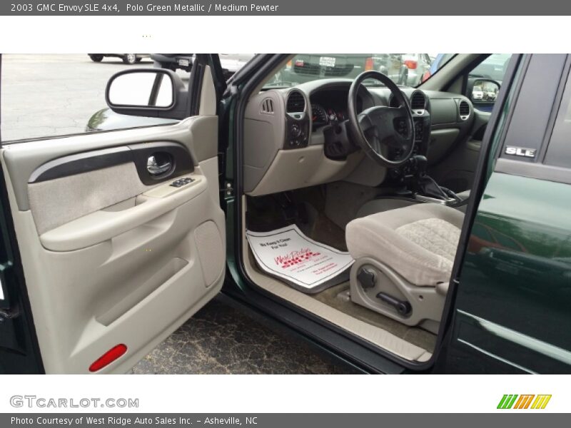 Polo Green Metallic / Medium Pewter 2003 GMC Envoy SLE 4x4