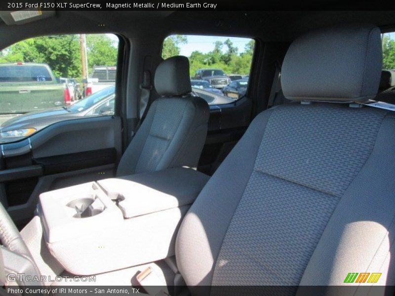 Magnetic Metallic / Medium Earth Gray 2015 Ford F150 XLT SuperCrew