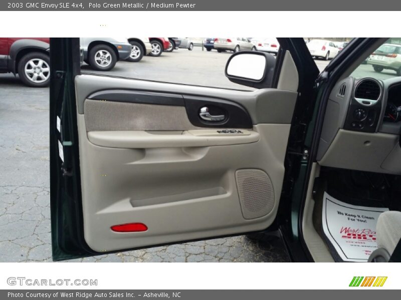 Polo Green Metallic / Medium Pewter 2003 GMC Envoy SLE 4x4