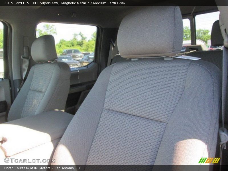Magnetic Metallic / Medium Earth Gray 2015 Ford F150 XLT SuperCrew