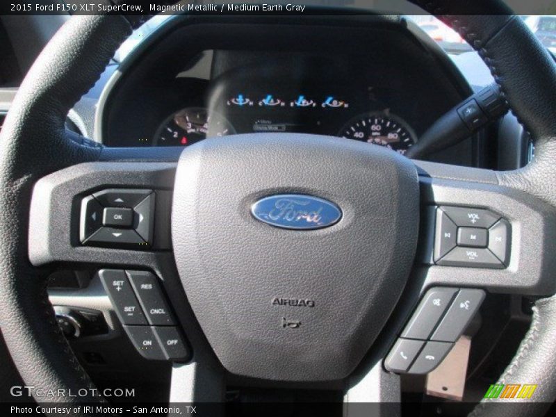 Magnetic Metallic / Medium Earth Gray 2015 Ford F150 XLT SuperCrew