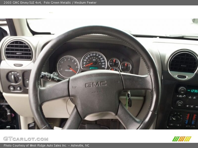 Polo Green Metallic / Medium Pewter 2003 GMC Envoy SLE 4x4