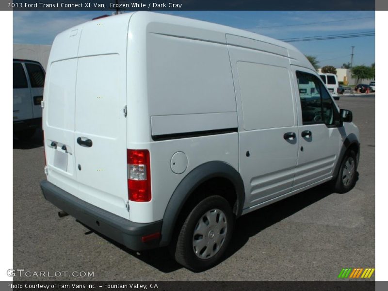 Frozen White / Dark Gray 2013 Ford Transit Connect XL Van