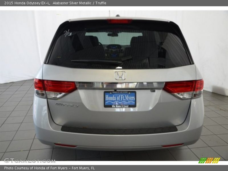 Alabaster Silver Metallic / Truffle 2015 Honda Odyssey EX-L