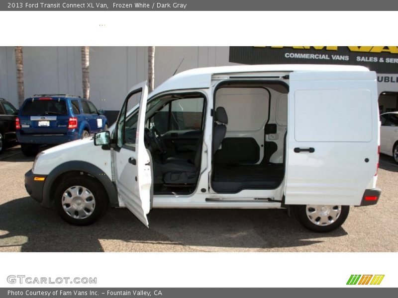 Frozen White / Dark Gray 2013 Ford Transit Connect XL Van