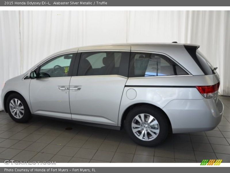 Alabaster Silver Metallic / Truffle 2015 Honda Odyssey EX-L