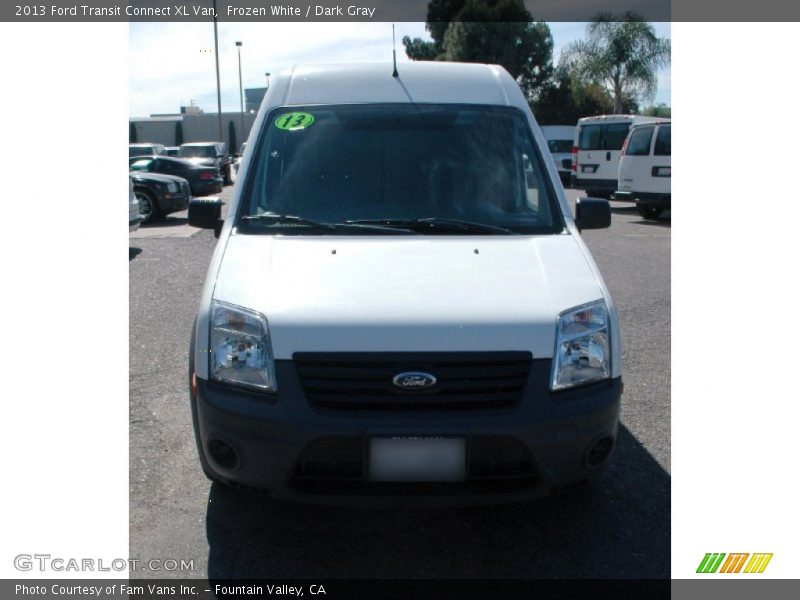 Frozen White / Dark Gray 2013 Ford Transit Connect XL Van