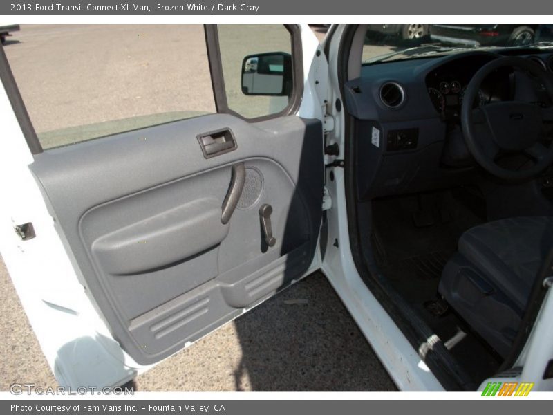 Frozen White / Dark Gray 2013 Ford Transit Connect XL Van