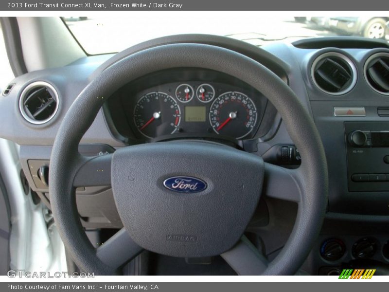 Frozen White / Dark Gray 2013 Ford Transit Connect XL Van