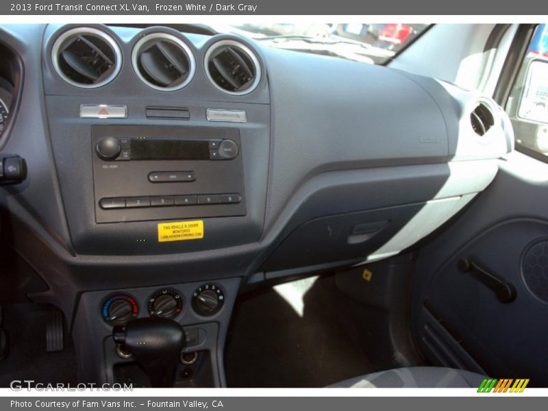 Frozen White / Dark Gray 2013 Ford Transit Connect XL Van