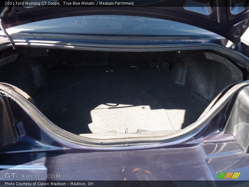 True Blue Metallic / Medium Parchment 2001 Ford Mustang GT Coupe