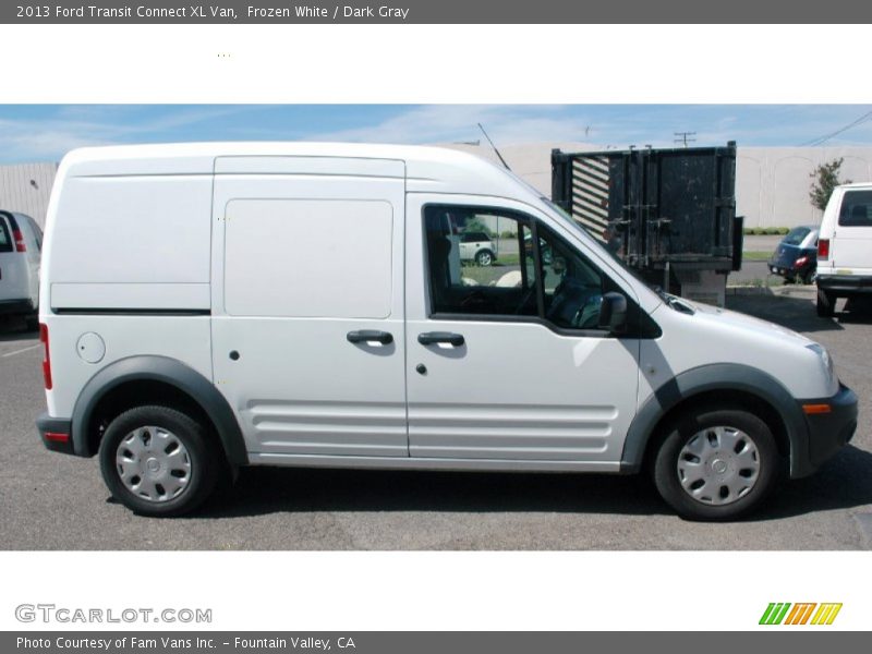 Frozen White / Dark Gray 2013 Ford Transit Connect XL Van