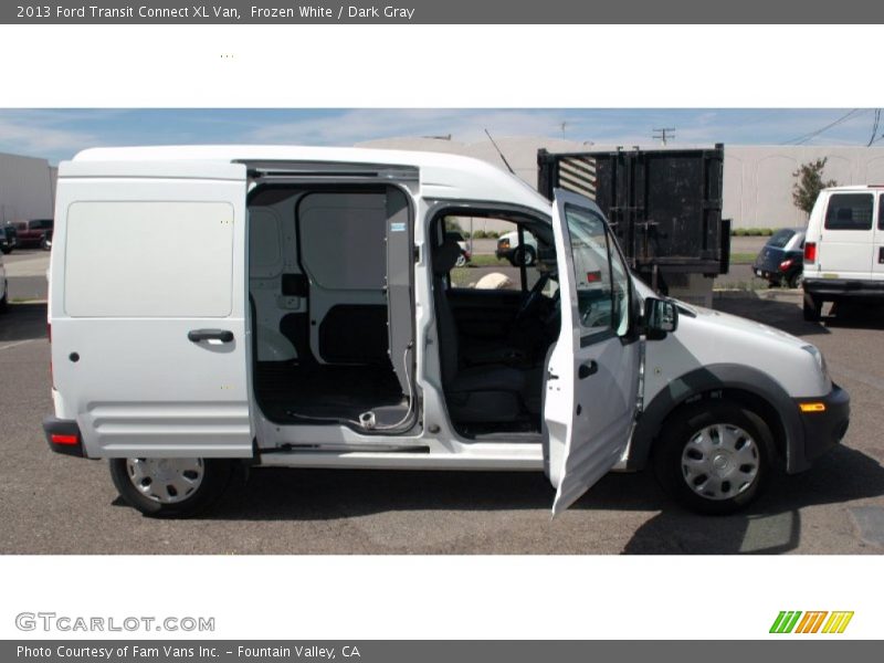 Frozen White / Dark Gray 2013 Ford Transit Connect XL Van