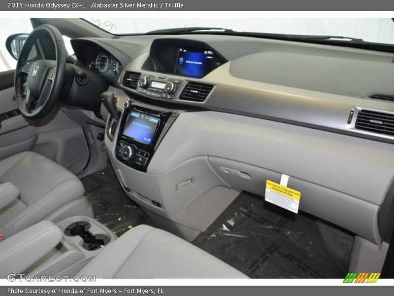 Alabaster Silver Metallic / Truffle 2015 Honda Odyssey EX-L