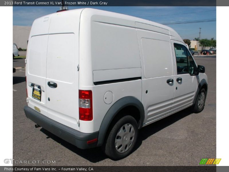 Frozen White / Dark Gray 2013 Ford Transit Connect XL Van