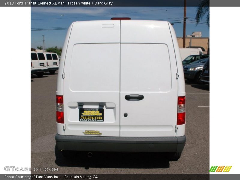 Frozen White / Dark Gray 2013 Ford Transit Connect XL Van