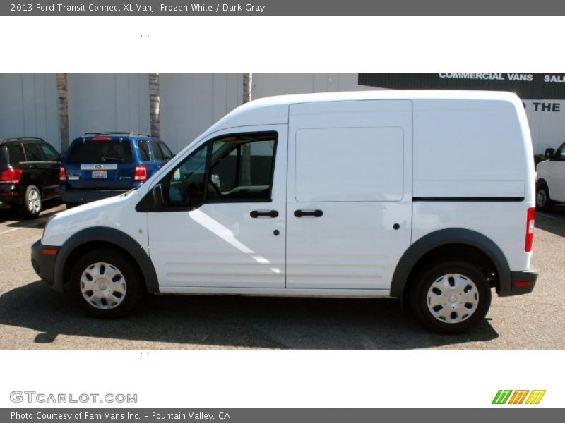 Frozen White / Dark Gray 2013 Ford Transit Connect XL Van