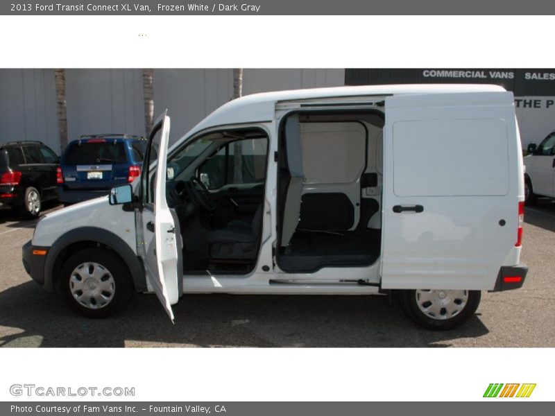 Frozen White / Dark Gray 2013 Ford Transit Connect XL Van