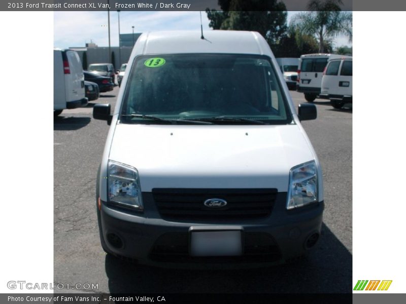 Frozen White / Dark Gray 2013 Ford Transit Connect XL Van