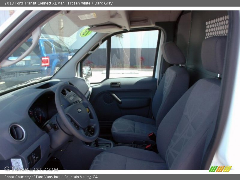 Frozen White / Dark Gray 2013 Ford Transit Connect XL Van