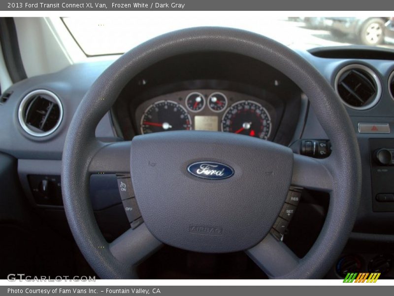 Frozen White / Dark Gray 2013 Ford Transit Connect XL Van