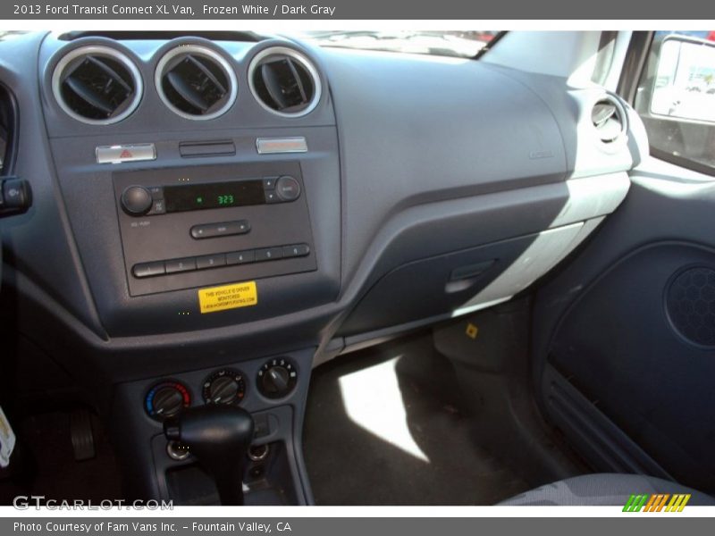 Frozen White / Dark Gray 2013 Ford Transit Connect XL Van