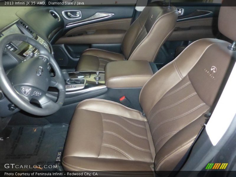 Diamond Slate / Java 2013 Infiniti JX 35 AWD