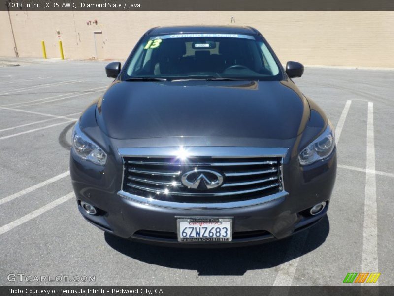 Diamond Slate / Java 2013 Infiniti JX 35 AWD