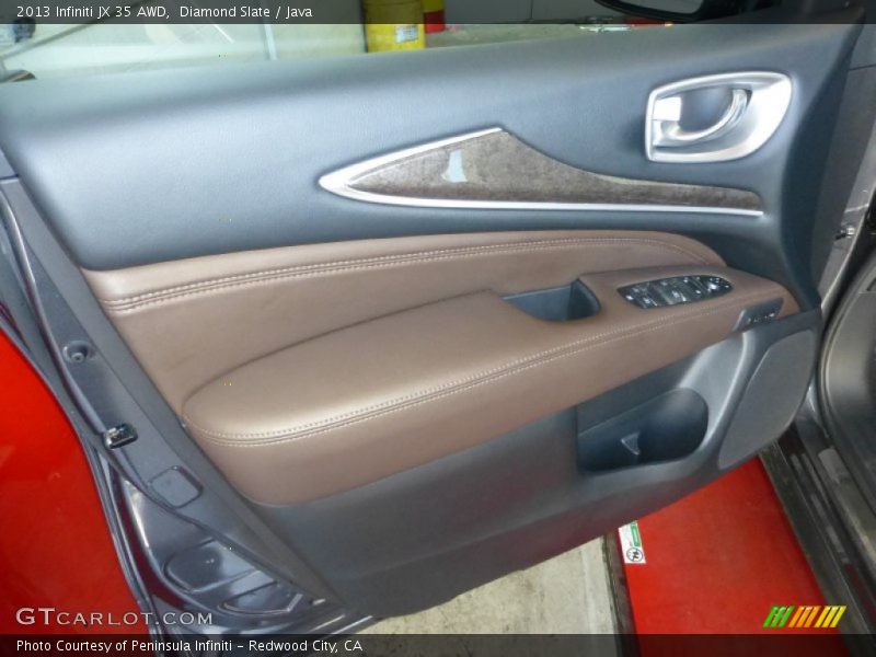 Diamond Slate / Java 2013 Infiniti JX 35 AWD