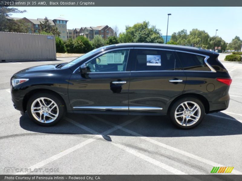 Black Obsidian / Graphite 2013 Infiniti JX 35 AWD