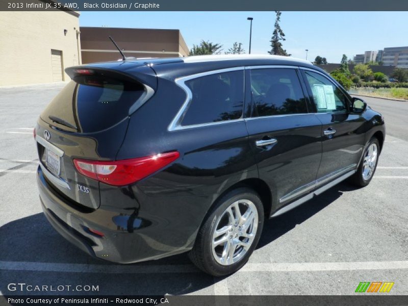 Black Obsidian / Graphite 2013 Infiniti JX 35 AWD