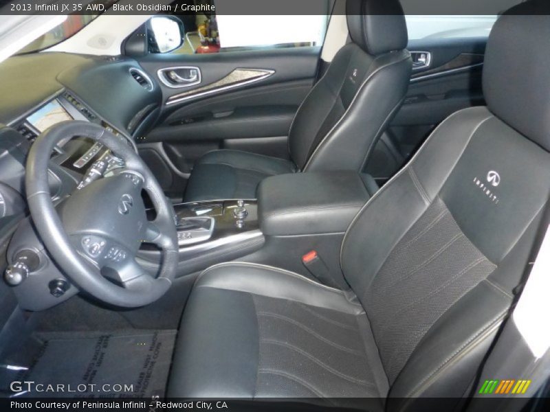 Black Obsidian / Graphite 2013 Infiniti JX 35 AWD