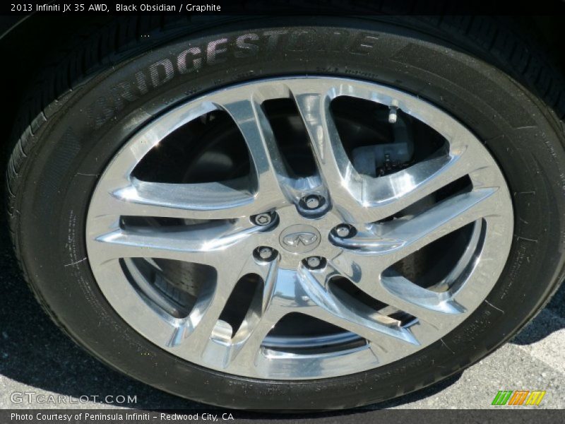 Black Obsidian / Graphite 2013 Infiniti JX 35 AWD