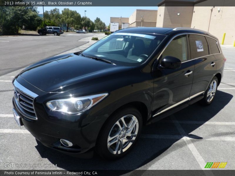 Black Obsidian / Graphite 2013 Infiniti JX 35 AWD