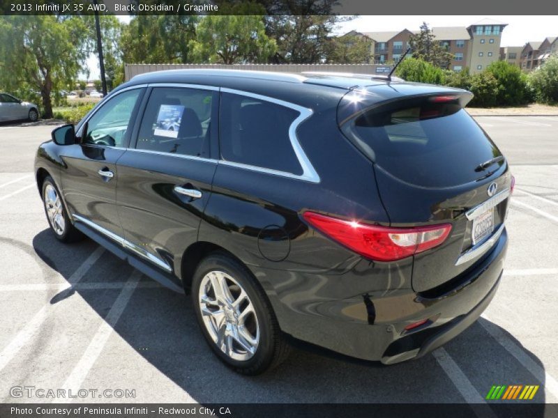 Black Obsidian / Graphite 2013 Infiniti JX 35 AWD