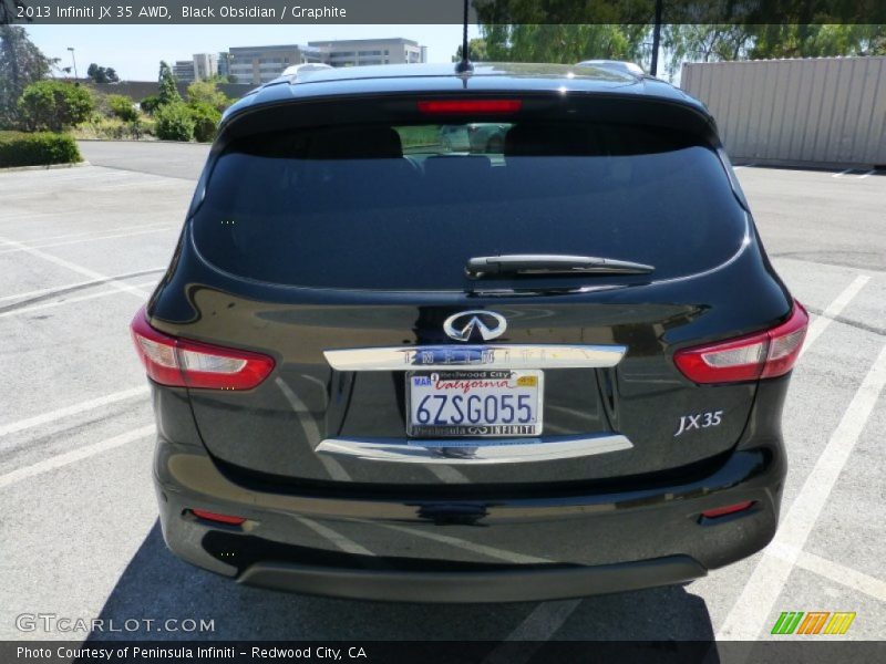 Black Obsidian / Graphite 2013 Infiniti JX 35 AWD