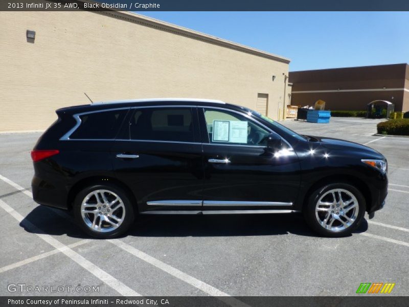 Black Obsidian / Graphite 2013 Infiniti JX 35 AWD