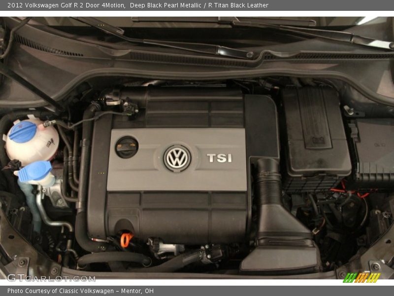 Deep Black Pearl Metallic / R Titan Black Leather 2012 Volkswagen Golf R 2 Door 4Motion