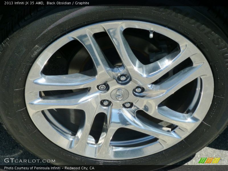 Black Obsidian / Graphite 2013 Infiniti JX 35 AWD