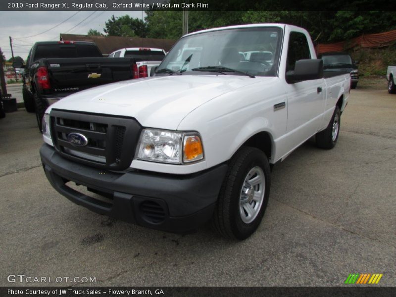 Oxford White / Medium Dark Flint 2010 Ford Ranger XL Regular Cab