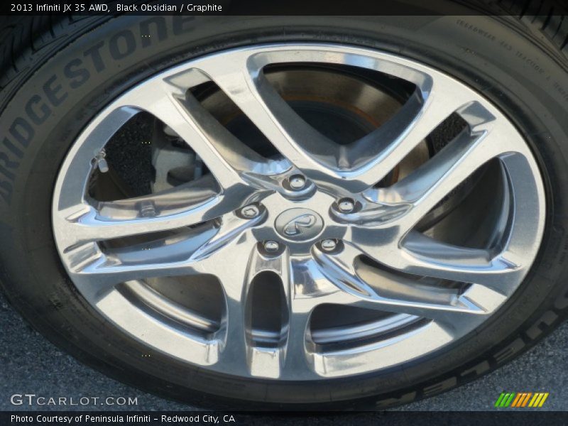 Black Obsidian / Graphite 2013 Infiniti JX 35 AWD
