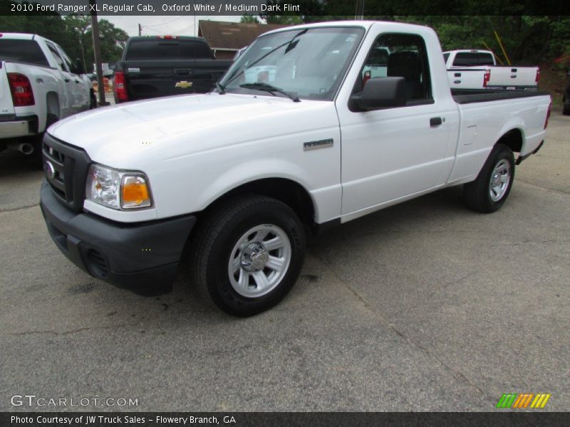 Oxford White / Medium Dark Flint 2010 Ford Ranger XL Regular Cab