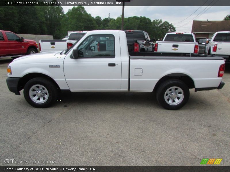 Oxford White / Medium Dark Flint 2010 Ford Ranger XL Regular Cab