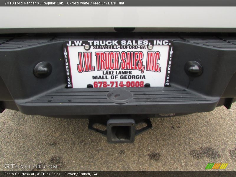 Oxford White / Medium Dark Flint 2010 Ford Ranger XL Regular Cab