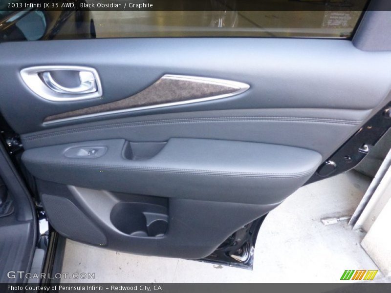 Black Obsidian / Graphite 2013 Infiniti JX 35 AWD