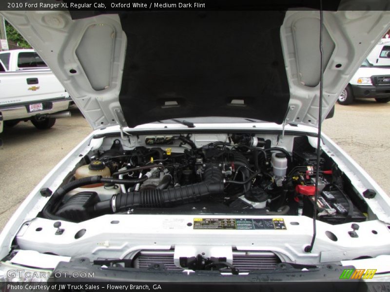 Oxford White / Medium Dark Flint 2010 Ford Ranger XL Regular Cab