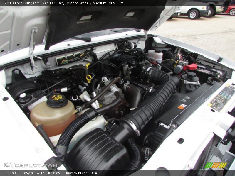 Oxford White / Medium Dark Flint 2010 Ford Ranger XL Regular Cab