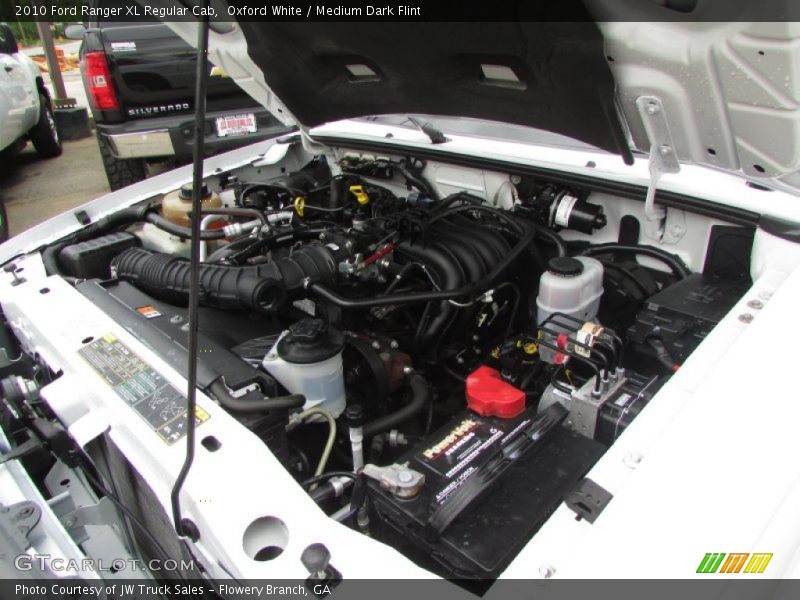 Oxford White / Medium Dark Flint 2010 Ford Ranger XL Regular Cab
