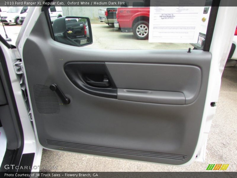 Oxford White / Medium Dark Flint 2010 Ford Ranger XL Regular Cab